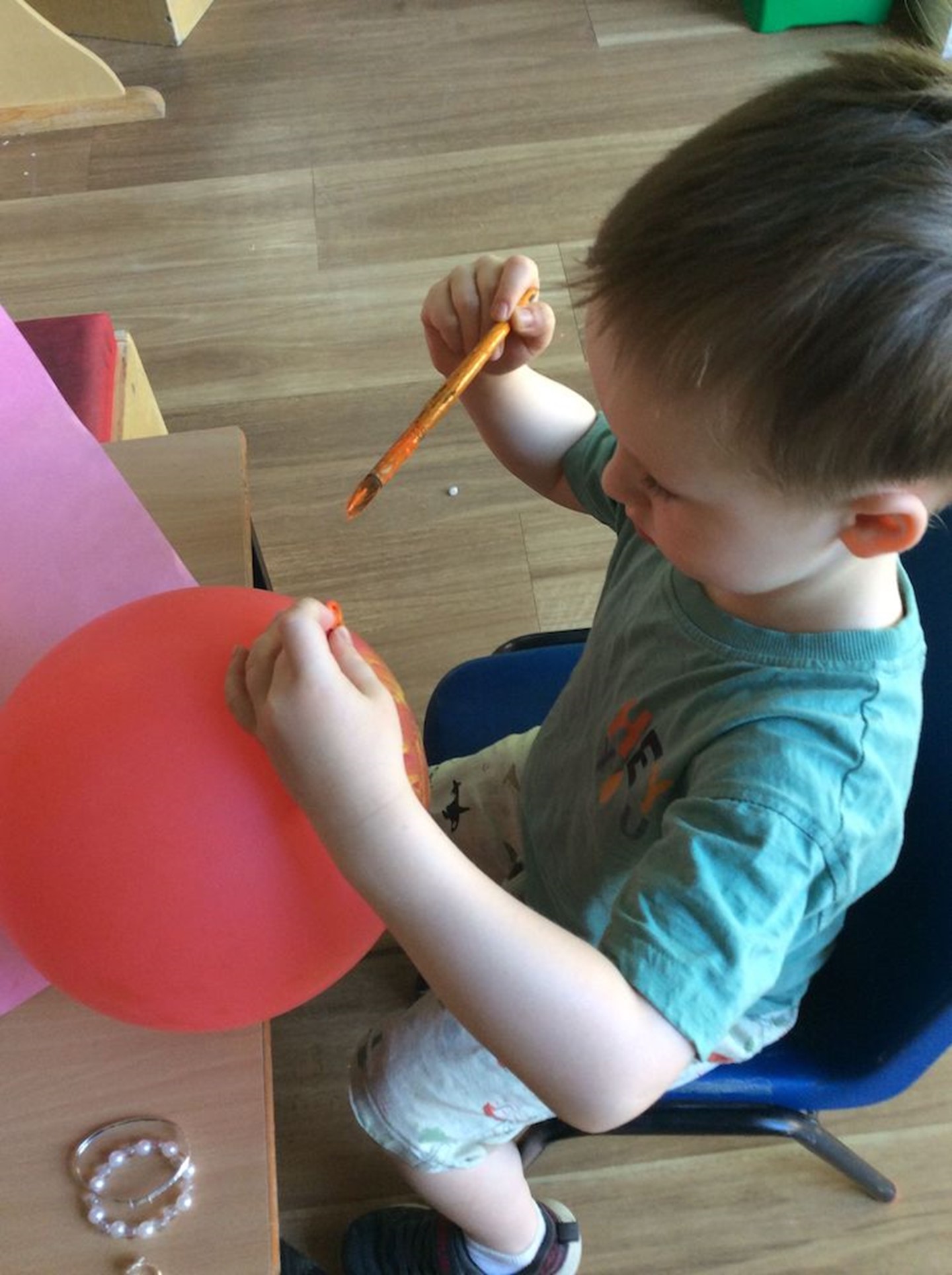 Painting Balloons Preschool