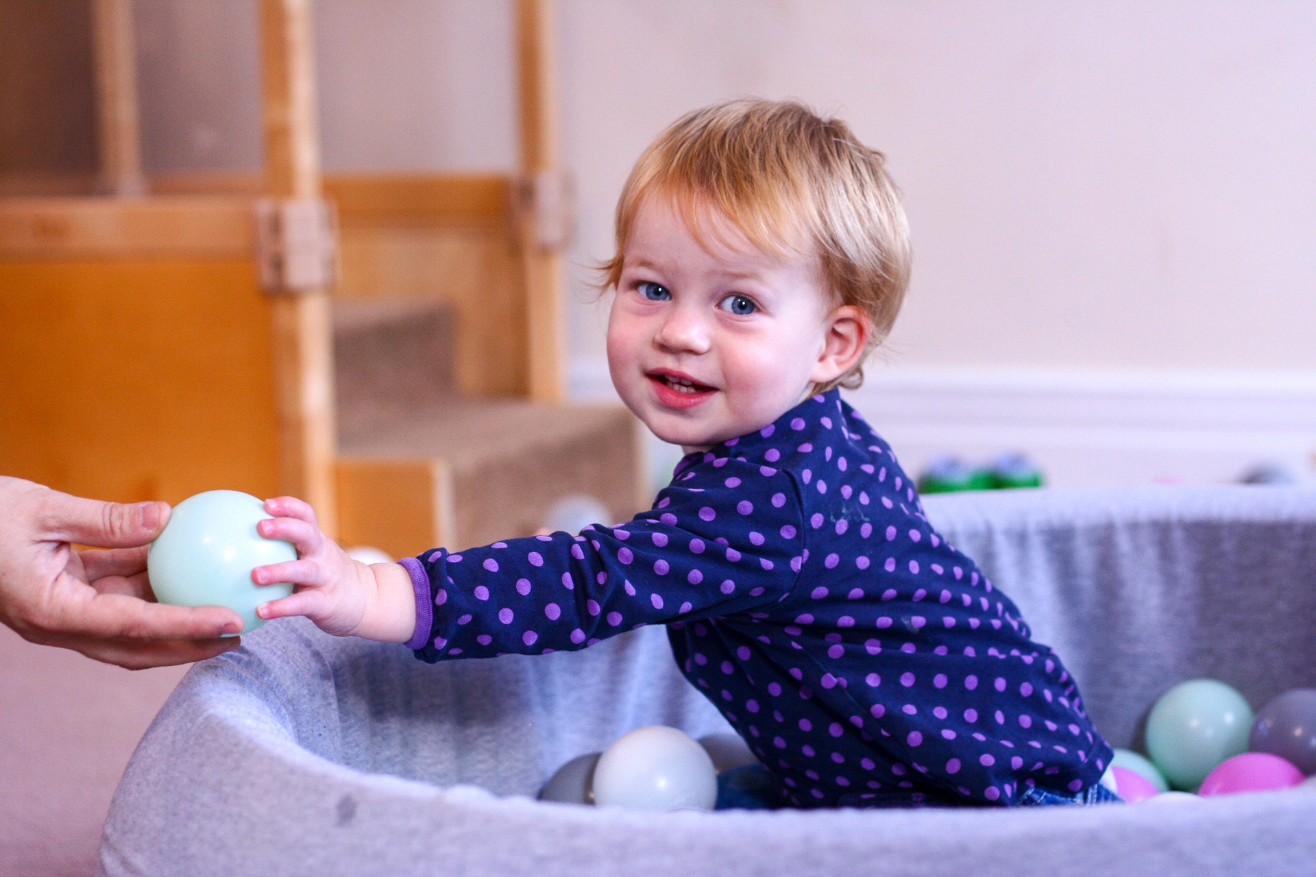 Child in Ball Pit